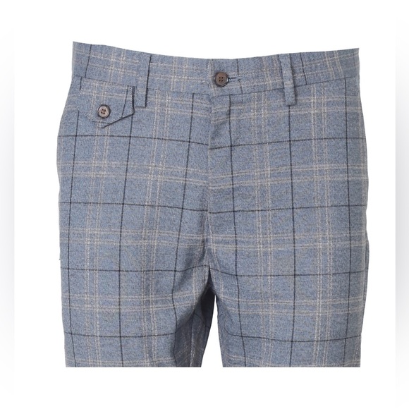 Cavana Men Slim Fit Checked Trouser - Picture 4 of 10